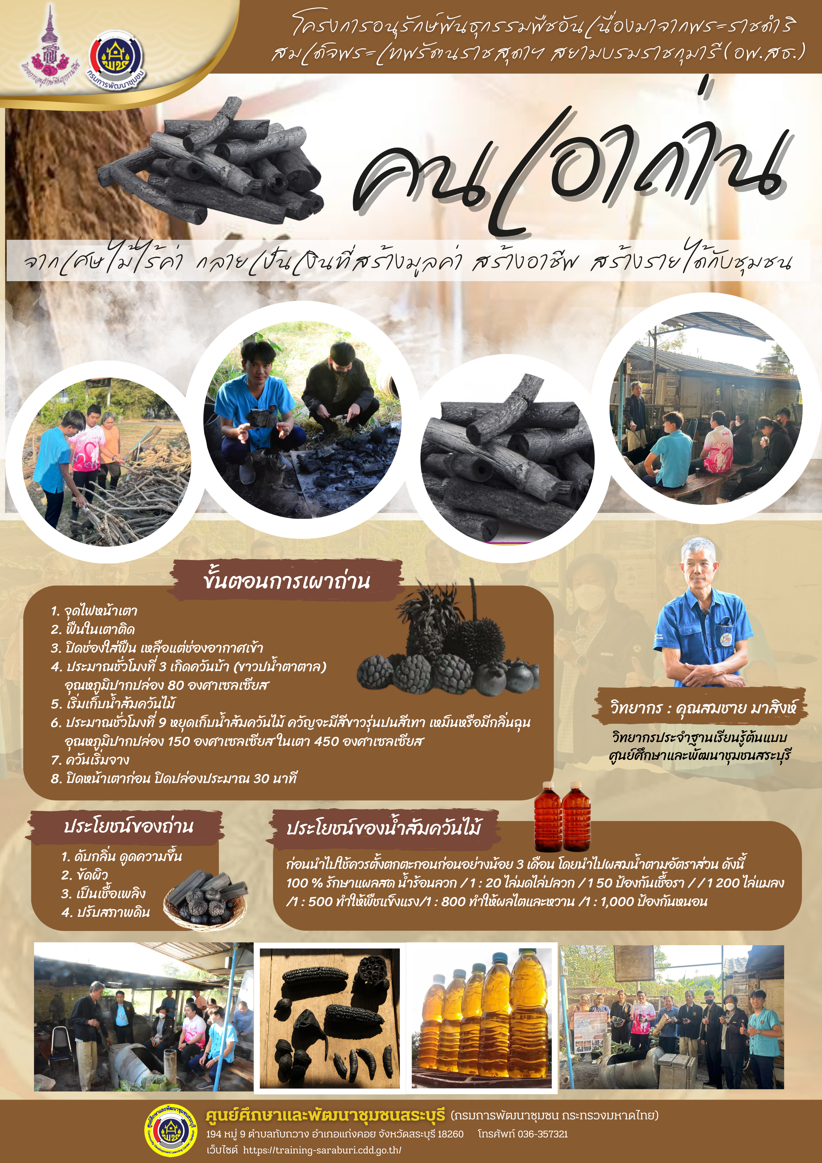 ศพช.สระบุรี ดำเนินโครงการสนองพระราชดำริโครงการอนุรักษ์พันธุกรรมพืชอันเนื่องมาจากพระราชดำริ สมเด็จพระเทพรัตนราชสุดาฯ สยามบรมราชกุมารี (อพ.สธ.)