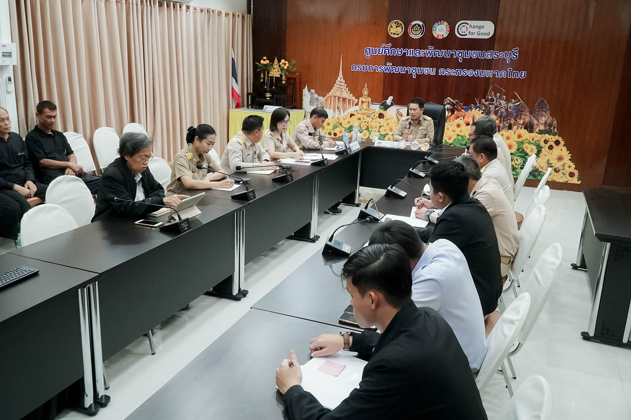 ศพช.สระบุรี ดำเนินกิจกรรม "เช้าวันจันทร์กับผู้ตรวจฯ