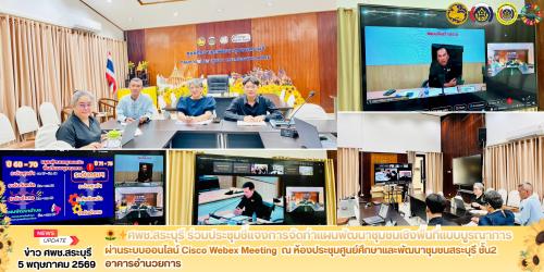 ศพช.สระบุรี ร่วมประชุมชี้แจงการจัดทำแผนพัฒนาชุมชนเชิงพื้นที่แบบบูรณาการ