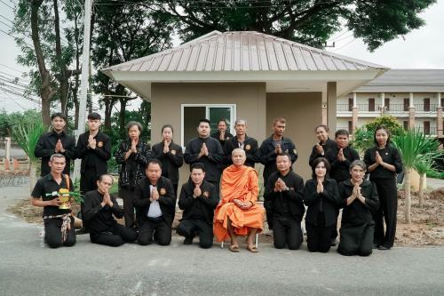 ผู้ตรวจฯ ศพช.สระบุรี(นายทินกร บุญเงิน) นำทีมศพช.สระบุรีทำบุญป้อมยามหลังใหม่ เพื่อความเป็นศิริมงคล